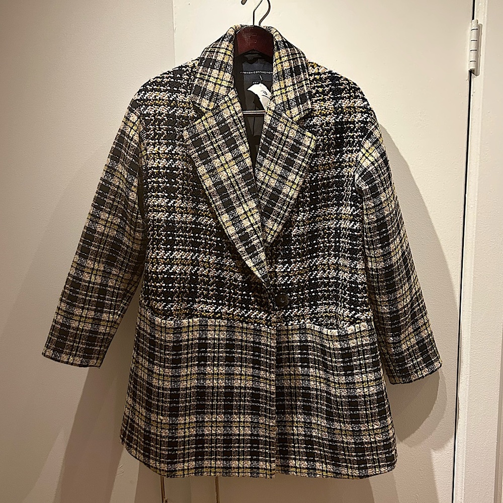 French Connection peacoat, size UK 10, EUR S, US 6, NWOT